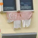 Singapore flag display at Hougang HDB