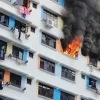 Sembawang HDB fire: One hospitalised