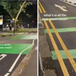 Green road strips: What are they?