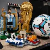 LEGO World Cup Trophy build during Spain’s win