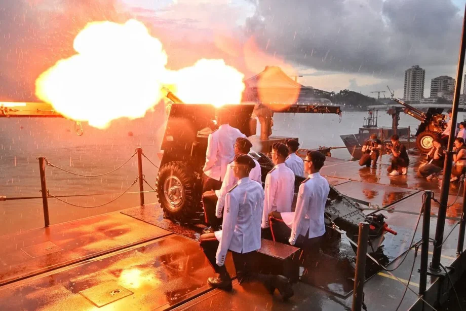 NDP 2026: Presidential Gun Salute roars on despite heavy rain at rehearsal NDP 2026: Presidential Gun Salute roars on despite heavy rain at rehearsal