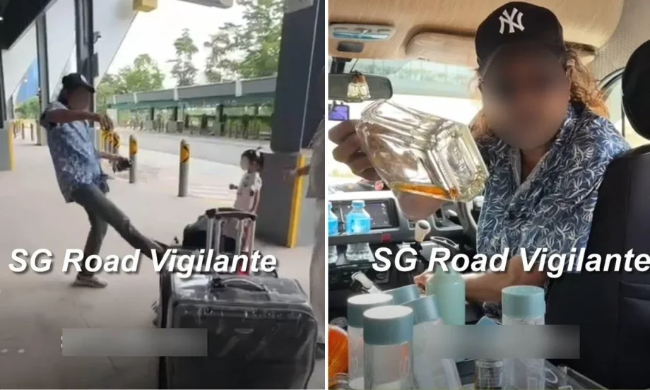 Driver kicks passenger’s luggage after heated argument over whisky bottle in van: ‘Did I ask your daughter to drink?’ Driver kicks passenger’s luggage after heated argument over whisky bottle in van: ‘Did I ask your daughter to drink?’