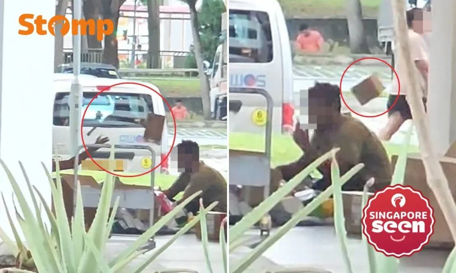 Stomper angered by workers tossing parcels Stomper angered by workers tossing parcels