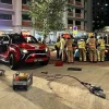 Domestic helper rescued after leg was pinned under car in Sembawang