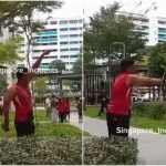 Man arrested for public nuisance after allegedly insulting, spitting on police in Yishun