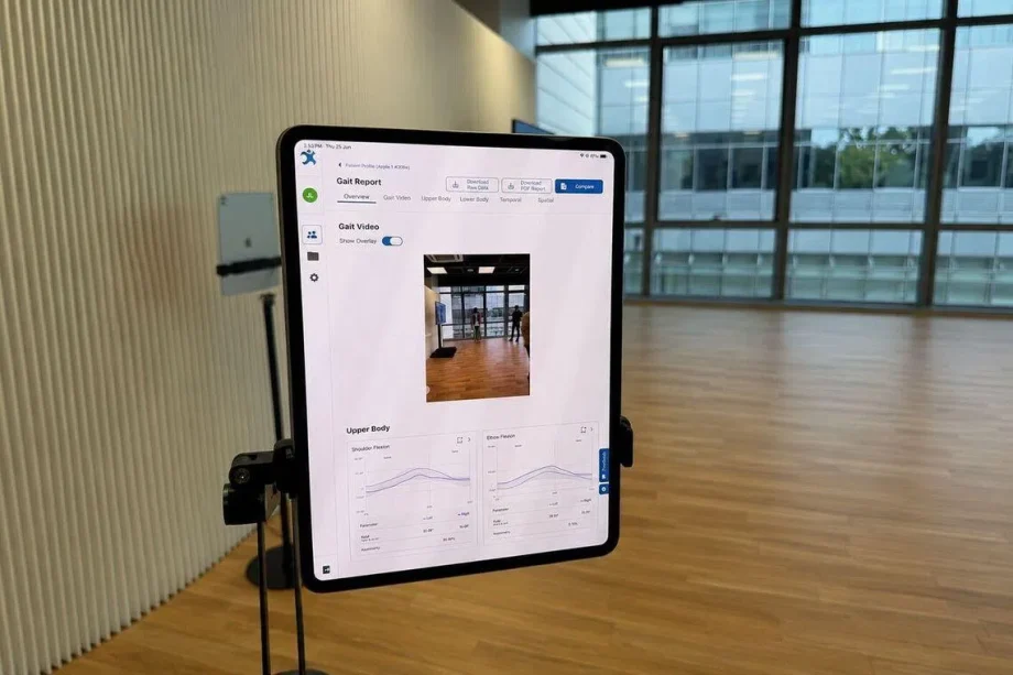 iPad Pro for quicker gait analysis