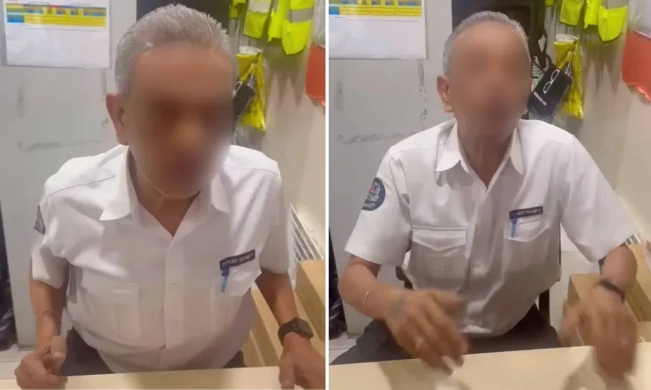 Woman’s threat to security officer sparks online backlash