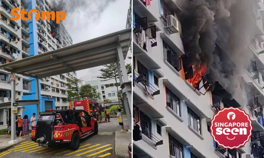 Sembawang HDB flat fire: arson investigation