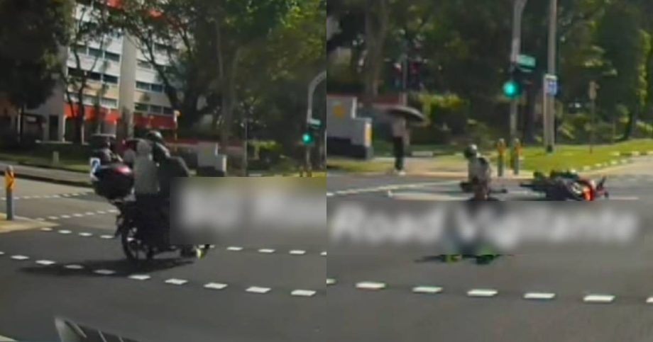 Jaywalker struck by motorcycle after dashing across Bukit Batok road, Singapore News