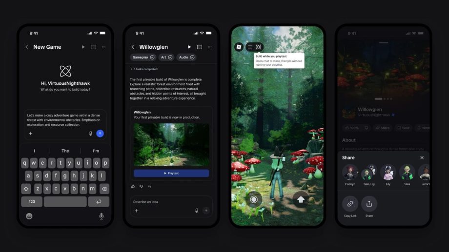 Roblox Will Offer AI-Generated Game Creation On Mobile Later This Year Roblox Will Offer AI-Generated Game Creation On Mobile Later This Year