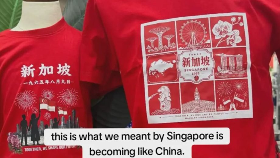 “Words Are In English And Chinese Only”: National Day T-Shirts Featuring Mostly Mandarin Text Spark Debate Online