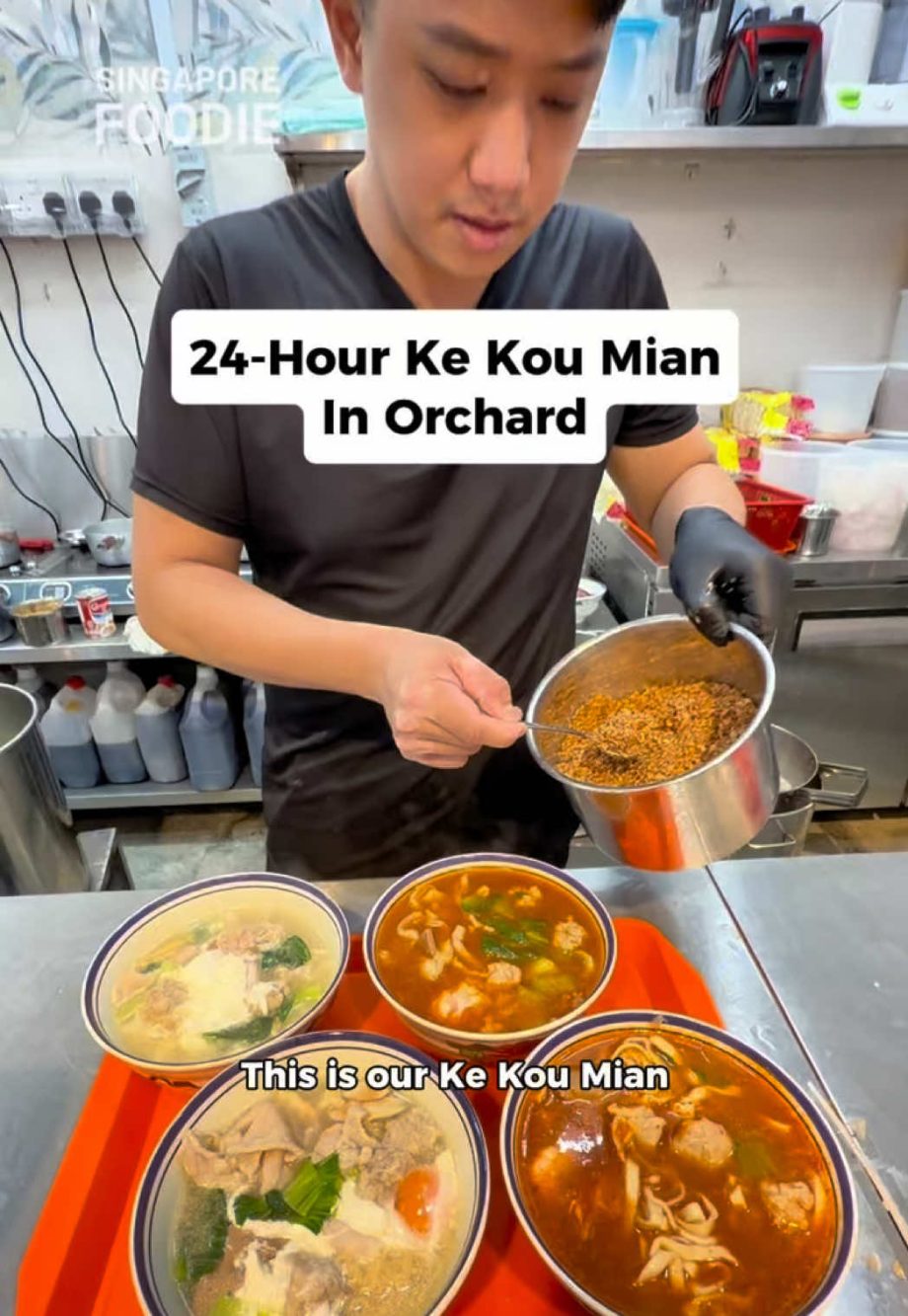 @singaporefoodie 24-Hour Ke Kou Mian From .90 In Orchard  @enenkkm.sg , Orchar…