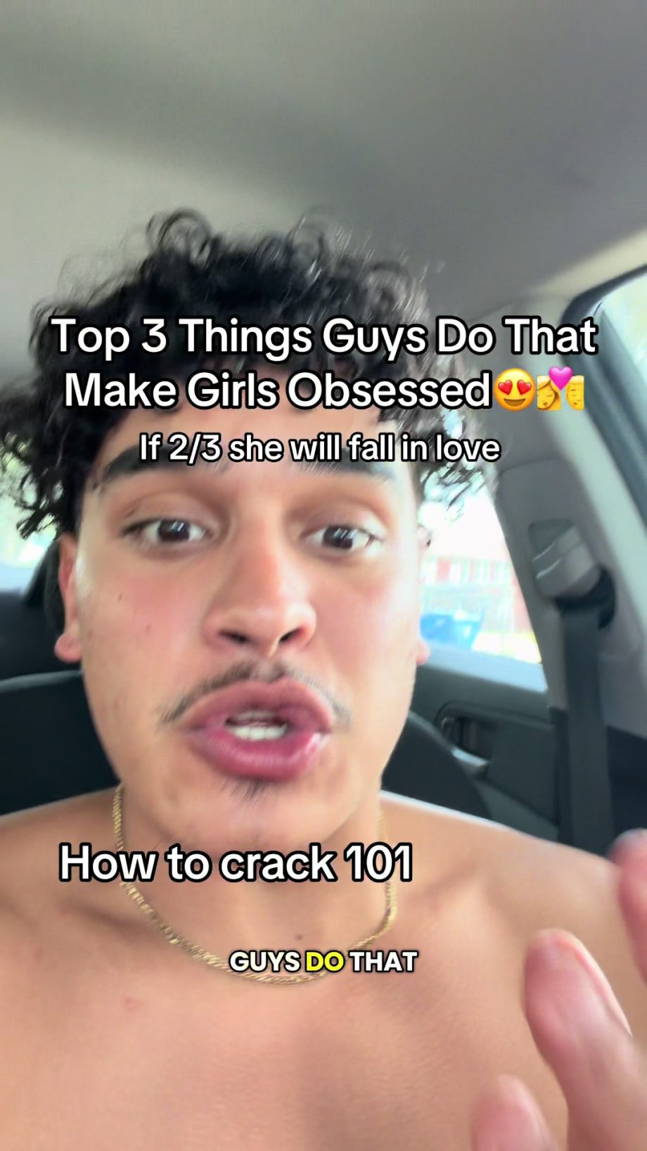 @rizzwkai Top three things guys dude that make girls obsessed top three things g…