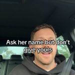 @adrian_byrne_ Meeting a woman in a bar. Ask her name but don’t tell her yours #…