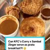 @8dayseat KFC has launched a new Curry x Sambal Zinger burger with two prata ‘bu…