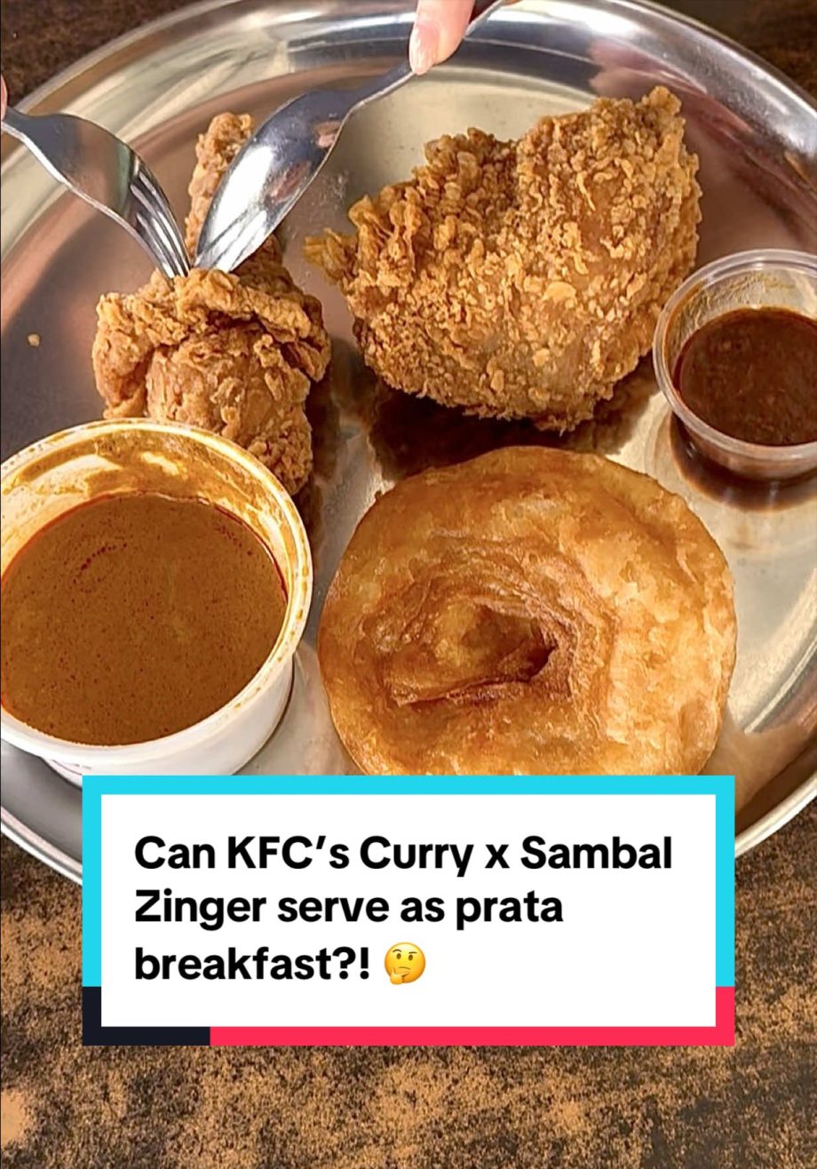 @8dayseat KFC has launched a new Curry x Sambal Zinger burger with two prata ‘bu… @8dayseat KFC has launched a new Curry x Sambal Zinger burger with two prata ‘bu…