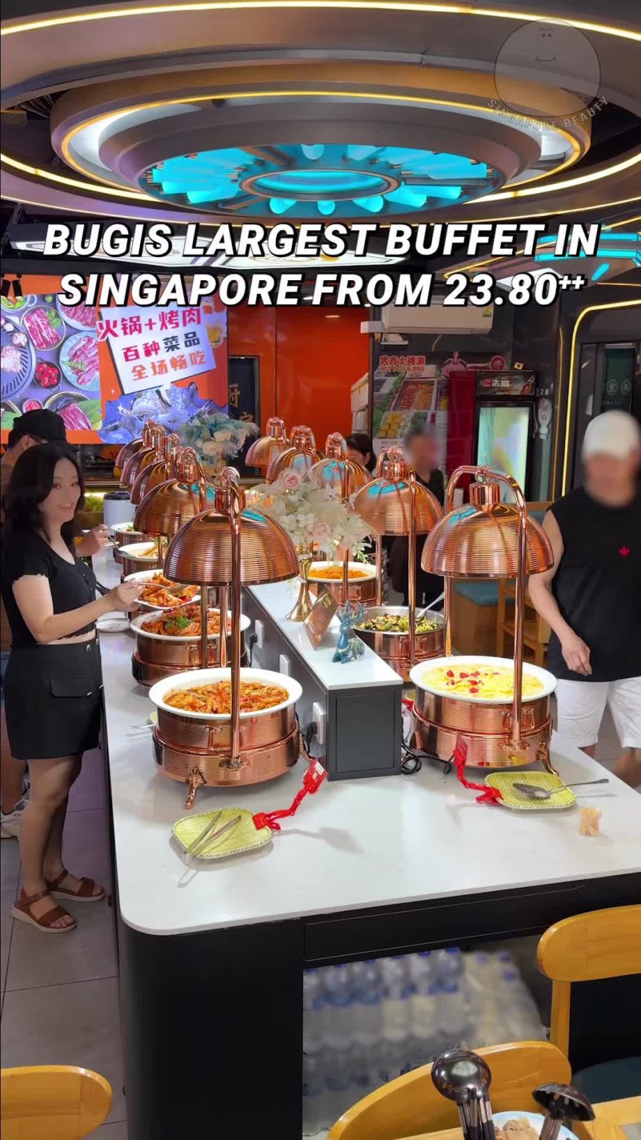 @singaporebeauty Largest BBQ & Hotpot buffet at Bugis Singapore with banquet lin… @singaporebeauty Largest BBQ & Hotpot buffet at Bugis Singapore with banquet lin…