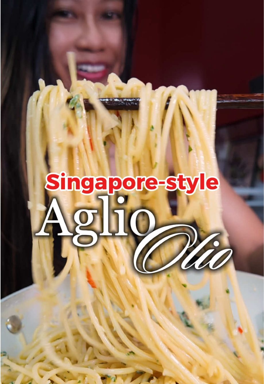 @nomadetteats how we make AGLIO OLIO in Singapore! Italians scroll away. TLDR; w… @nomadetteats how we make AGLIO OLIO in Singapore! Italians scroll away. TLDR; w…