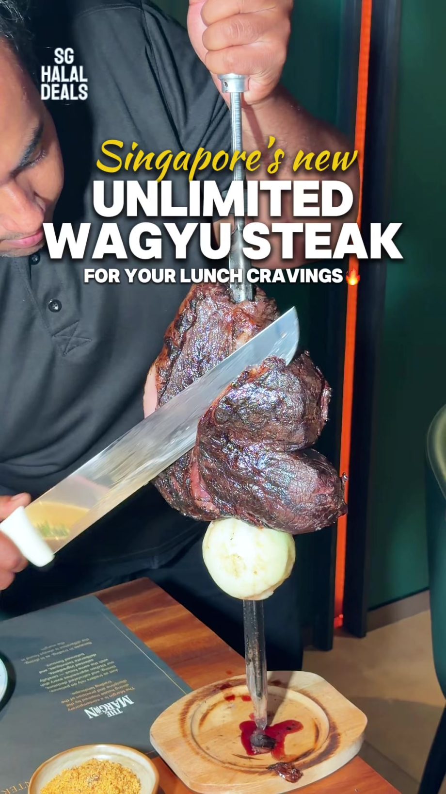 @sghalaldeals UNLIMITED 90-min wagyu beef carving?! Muslim-owned @The Margin SG … @sghalaldeals UNLIMITED 90-min wagyu beef carving?! Muslim-owned @The Margin SG …
