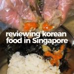 @christina_mp4 Reviewing Korean food in Singapore as a Korean part 5 Super Star …