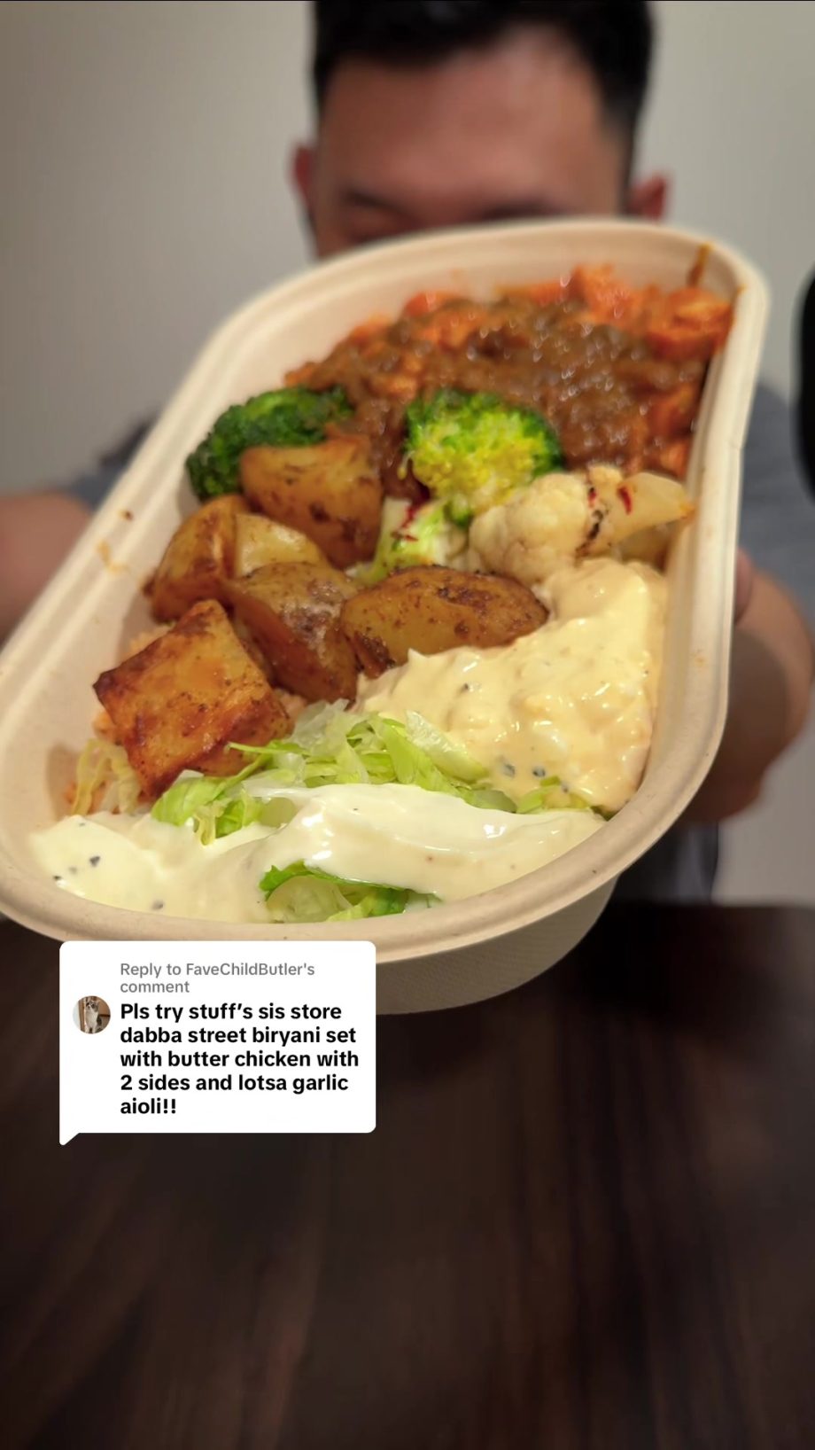 @woboeating Replying to @FaveChildButler Dabba street butter chicken briyani muk…