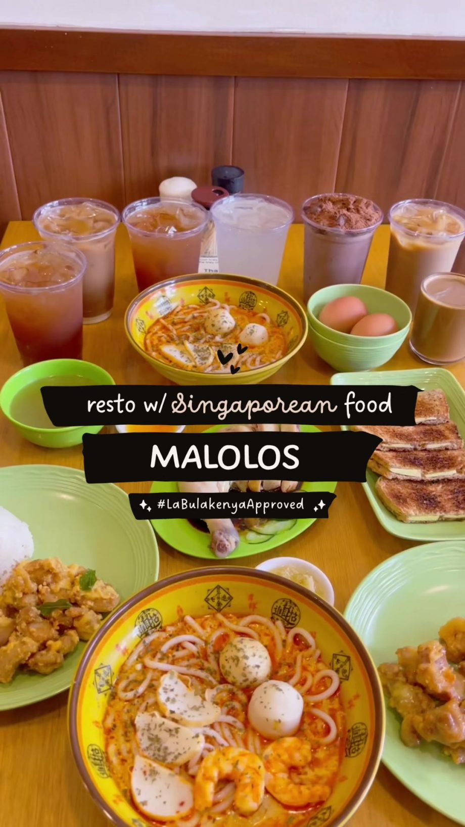 @labulakenya MALOLOS, BULACAN  Sarap ng hawker-style Singaporean food nila dito …