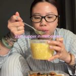 @joiebaoz food tastes better with your leg up i don’t make the rules  #mukbang #…