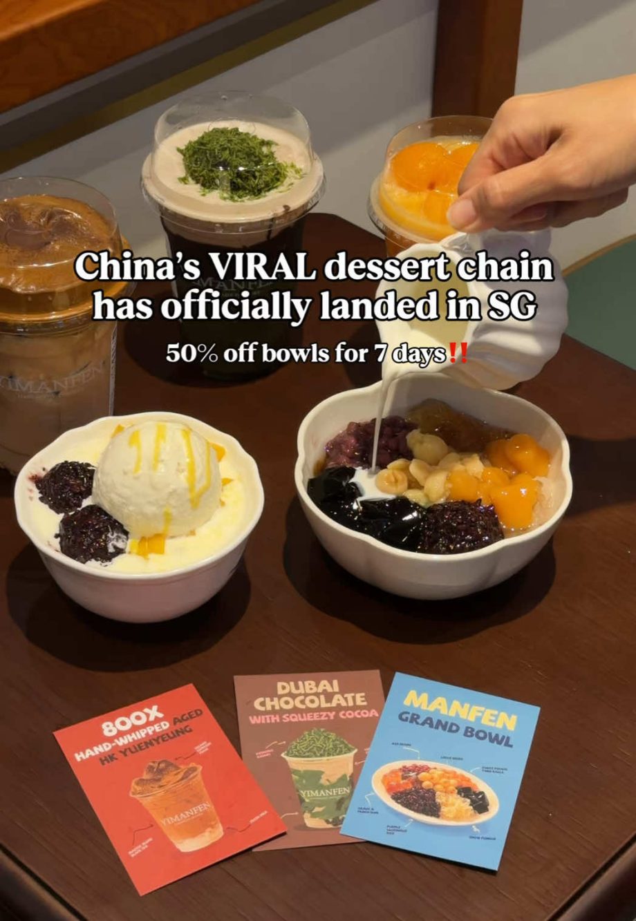 @bakeneatdiary China’s VIRAL dessert brand is finally in SG  NO GST AND SVC CHAR…