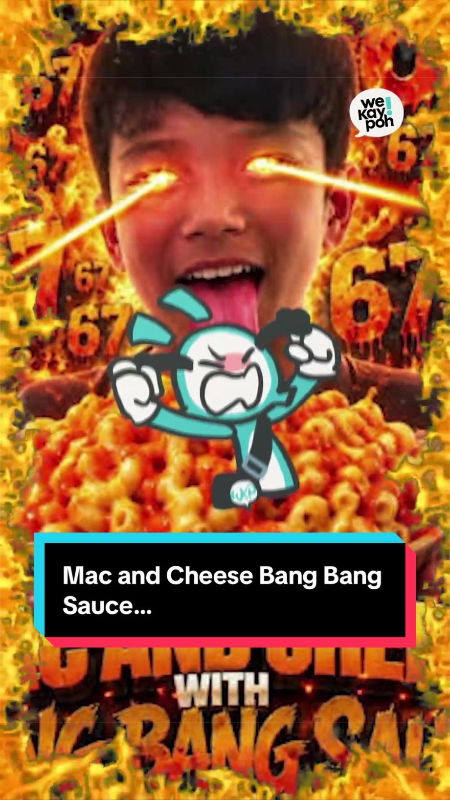 @wekaypoh Imagine ordering mac & cheese only to become Singapore’s biggest meme….
