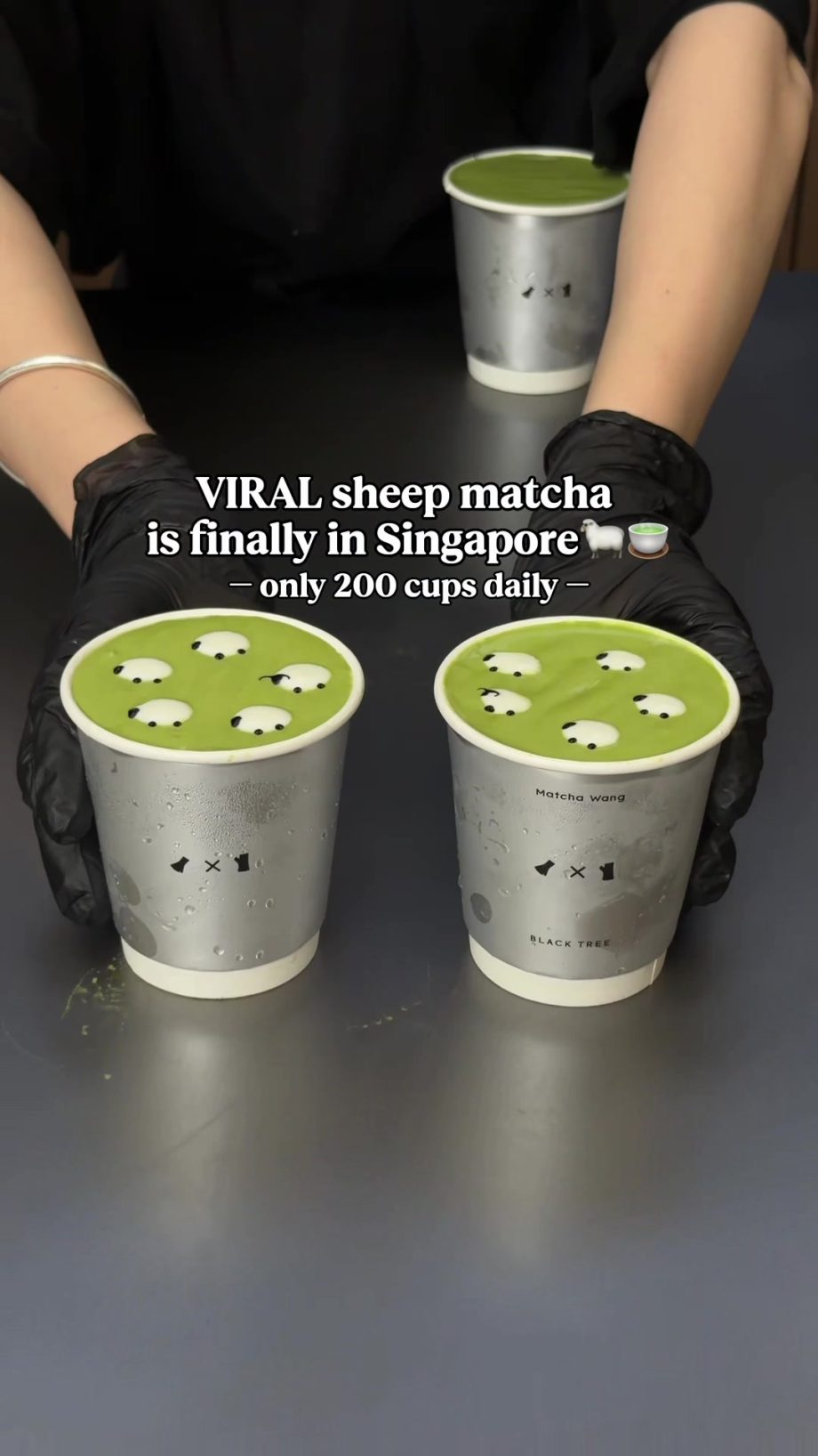 @bakeneatdiary China’s VIRAL sheep matcha has landed in Singapore  opening soon …