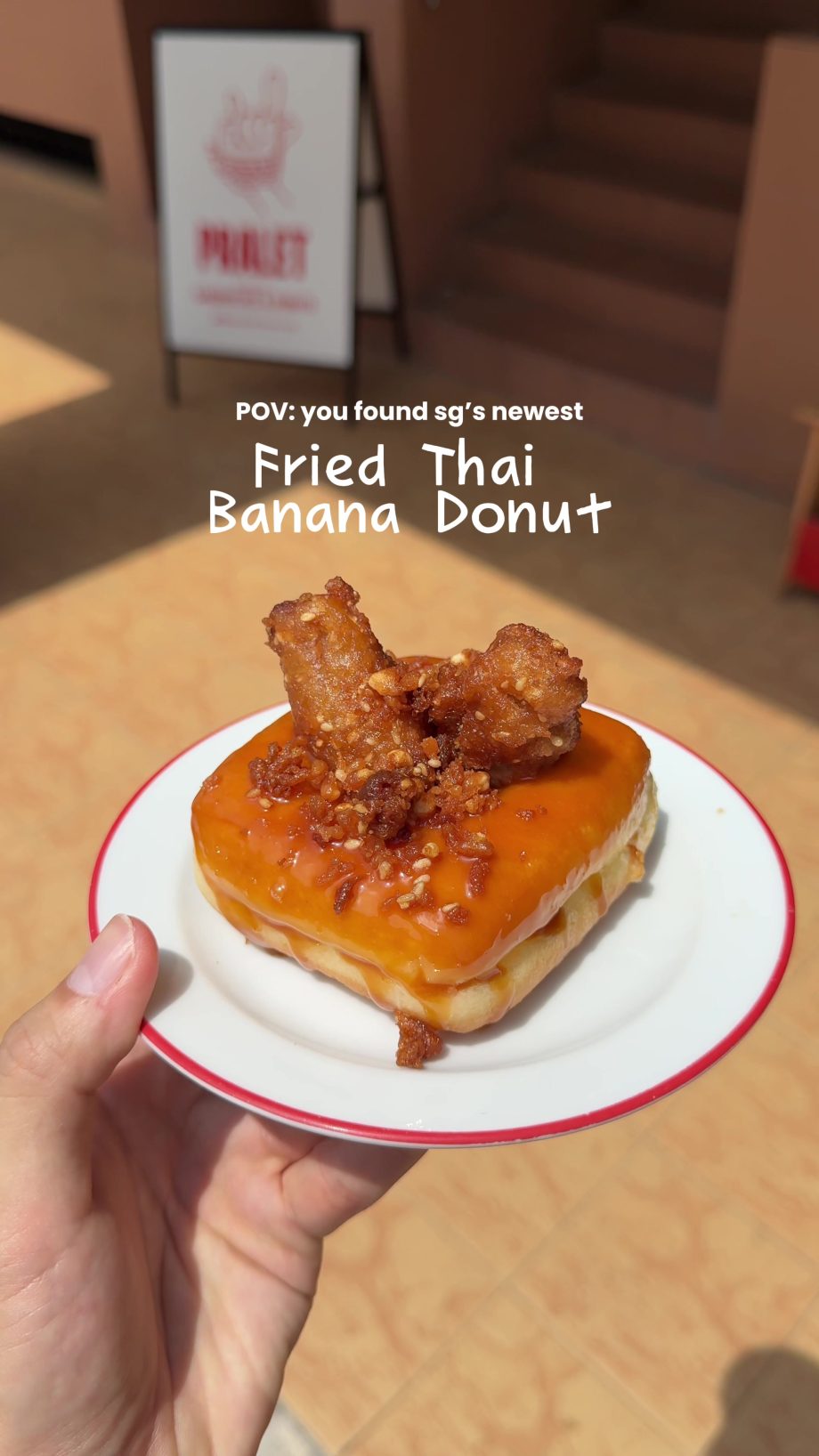 @ice_dwhite [NEW] Fried Thai Banana Donut | Pralet A special collab by Pralet an…