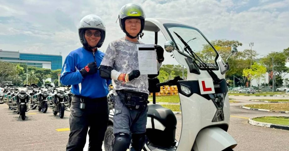 Stroke and heart attack survivor fulfils dream of riding motorcycle, passes practical test, Singapore News