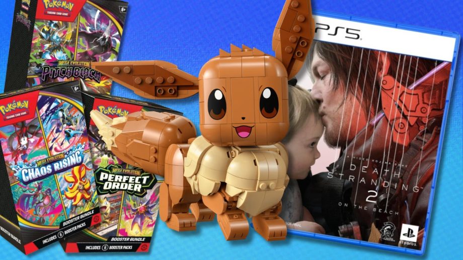 Pokémon TCG Booster Bundles, LEGO Eevee, and Death Stranding 2 for PS5