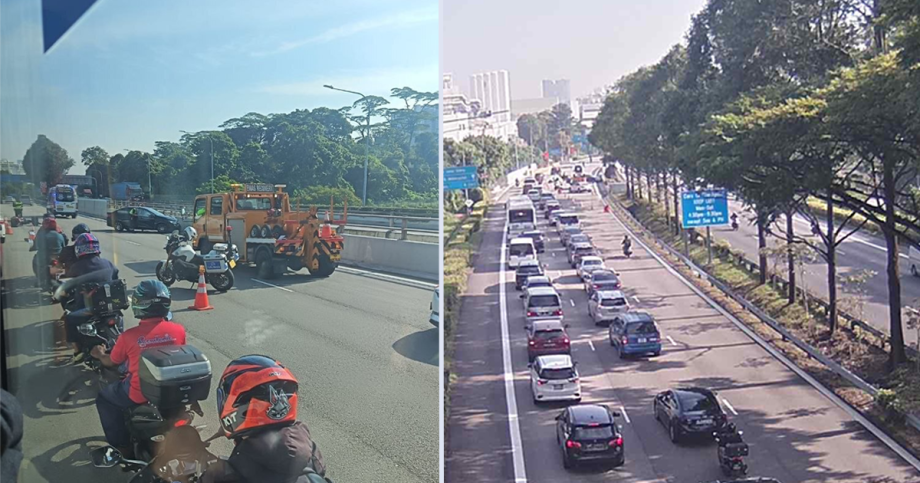 Motorcyclist taken to hospital after crash near Woodlands Checkpoint, Singapore News Motorcyclist taken to hospital after crash near Woodlands Checkpoint, Singapore News