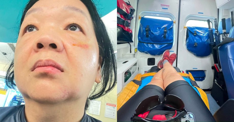 Cyclist blacks out after Grab driver’s illegal turn, says driver demanded repair costs while she was in A&E, Singapore News Cyclist blacks out after Grab driver’s illegal turn, says driver demanded repair costs while she was in A&E, Singapore News