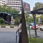 Driver dies after car crashes and flips over in Hougang, Singapore News