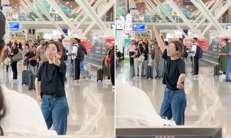 KLIA airport incident: Woman demands surrender KLIA airport incident: Woman demands surrender