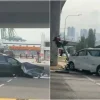 Four people taken to hospital after accident near Keppel Road