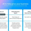 Meta AI app for small business marketing