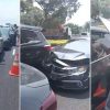 2 sent to hospital after 6-car chain collision along PIE, including 3 squashed in 1 lane