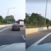 Man seen restraining another from escaping along BKE; vape thrown over bridge, Singapore News