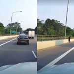 Man seen restraining another from escaping along BKE; vape thrown over bridge, Singapore News