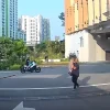 Man stops toddler seen walking alone on road at Punggol Coast Mall