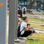 Child seen defecating outside Serangoon MRT station