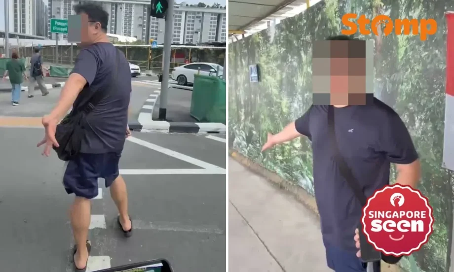 Cyclist dispute on Punggol shared path