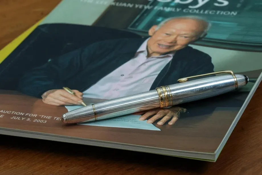 Lee Kuan Yew’s Montblanc pen heads to auction Lee Kuan Yew’s Montblanc pen heads to auction