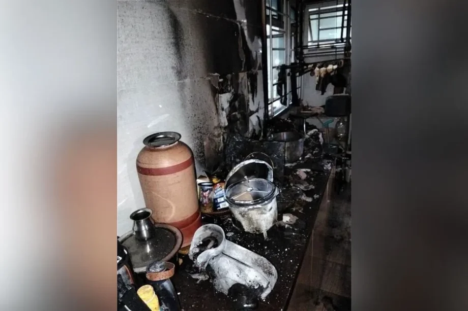 Fire breaks out in Sengkang HDB kitchen; no injuries reported