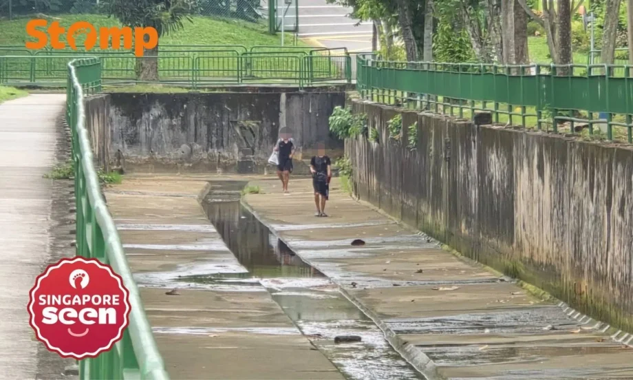 Youths fishing in Pasir Panjang canal raise safety concerns