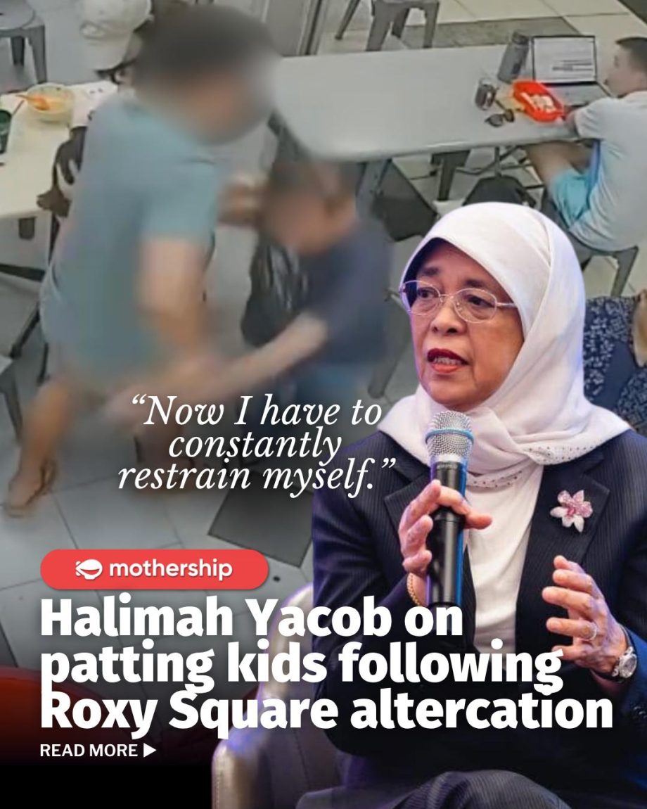@mothershipsg Halimah was speaking about how society has become more fragmented …