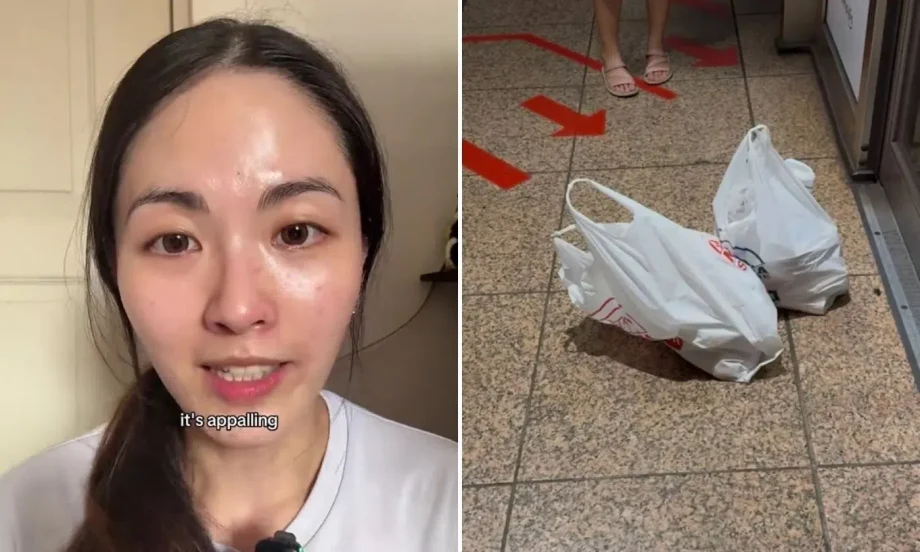 MRT etiquette: commuter’s plastic bag ‘choping’ shock